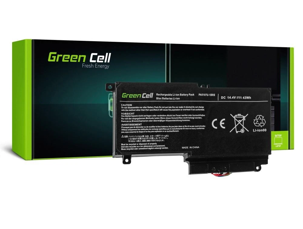 Батерия за лаптоп GREEN CELL, Toshiba Satellite L50-A L50-A-1EK L50-A-19N P50-A S50-A PA5107, 14.4V, 2838mAh