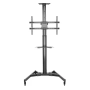 Мобилна стойка ACT AC8370, За под, Регулируема, 32"-70", VESA, До 50 кг., Черна