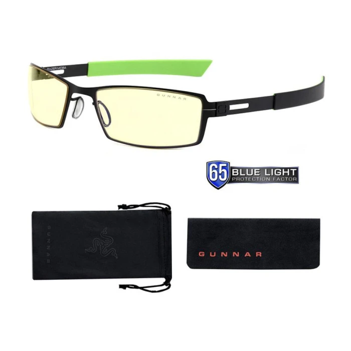 GUNNAR Razer MOBA Amber Onyx
