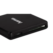 Четец за карти HAMA Multi, USB 3.0, SD/microSD/CF, 5 Gbps, Черен