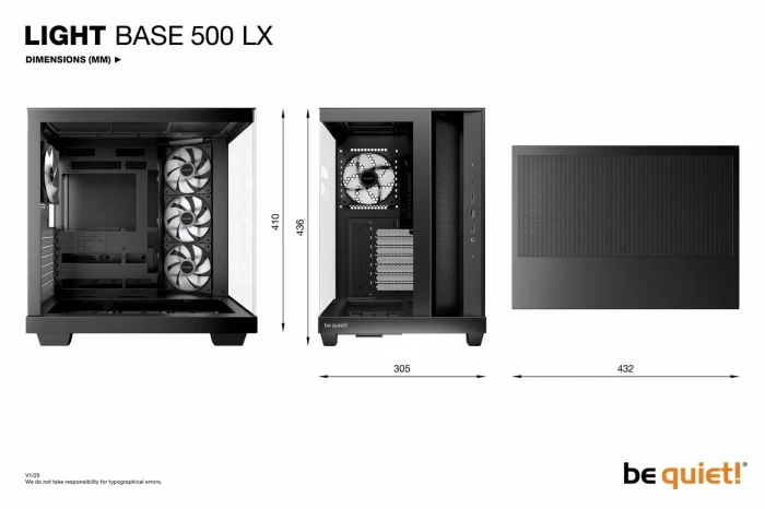 be quiet! LIGHT BASE 500 LX Black