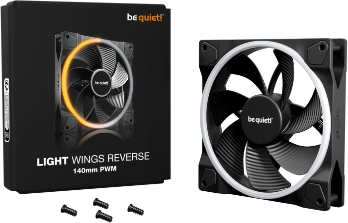 be quiet! LIGHT WINGS 140 Reverse Black