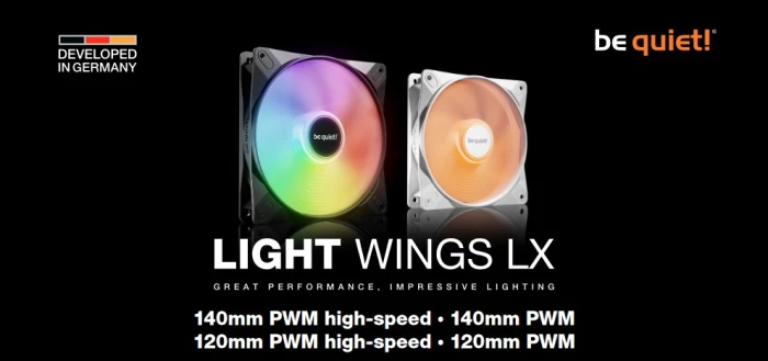 be quiet! LIGHT WINGS LX 140 PWM HS