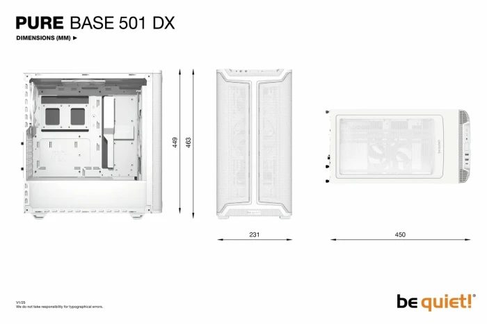 be quiet! Pure Base 501 DX White