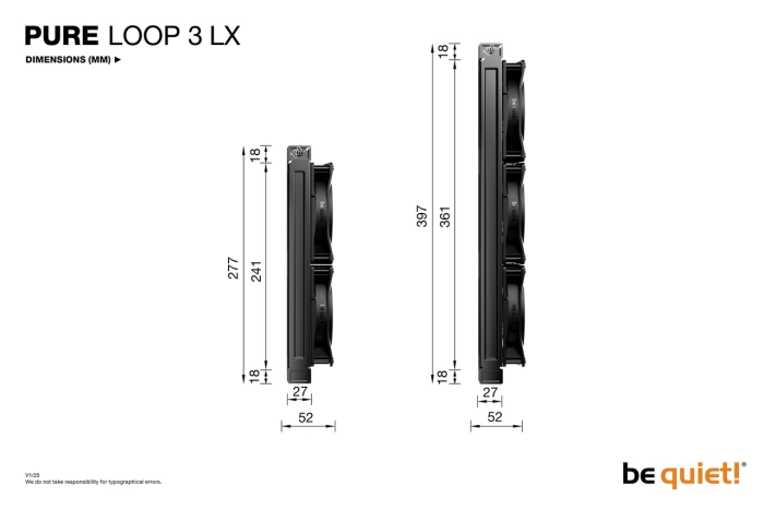 be quiet! PURE LOOP 3 LX 360mm