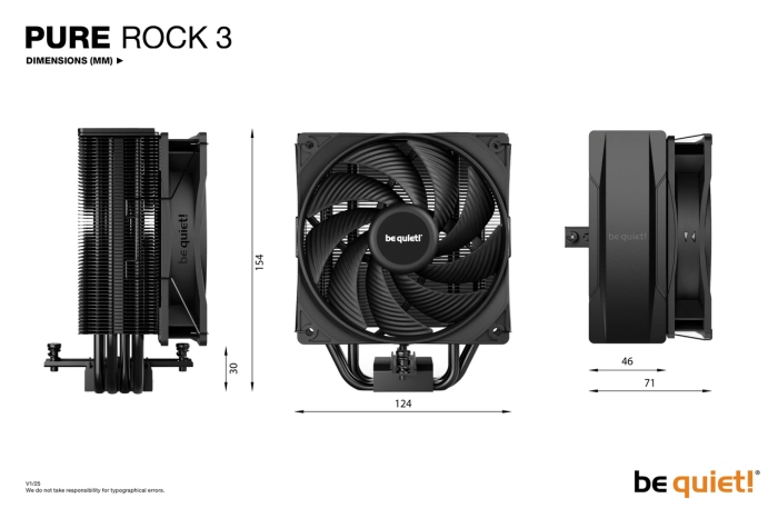 be quiet! Pure Rock 3 Black