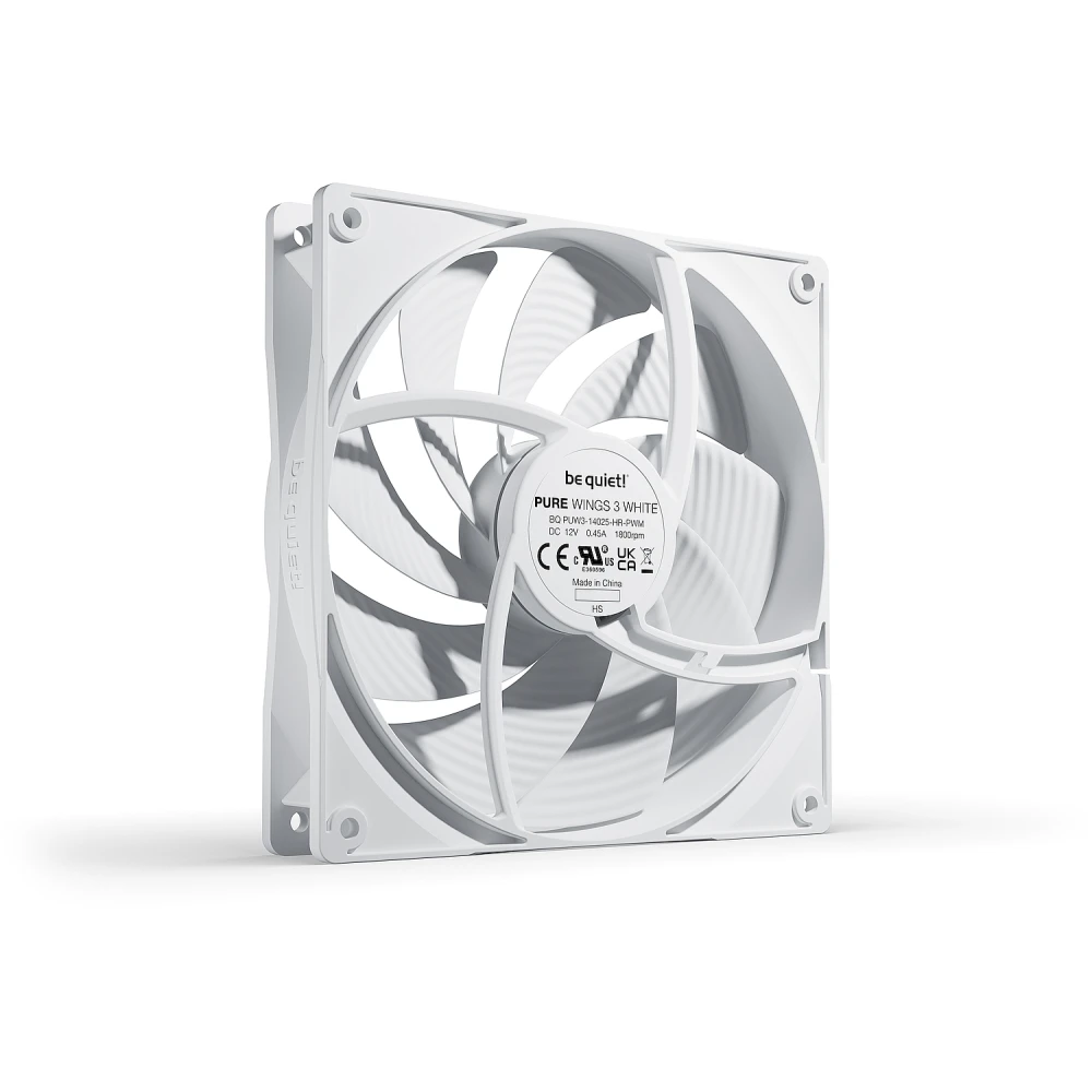 be quiet! Pure Wings 3 140mm high-speed White