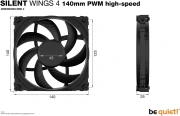 be quiet! SILENT WINGS 4 140 high-speed