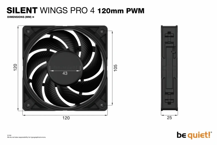 be quiet! SILENT WINGS PRO 4 120mm PWM