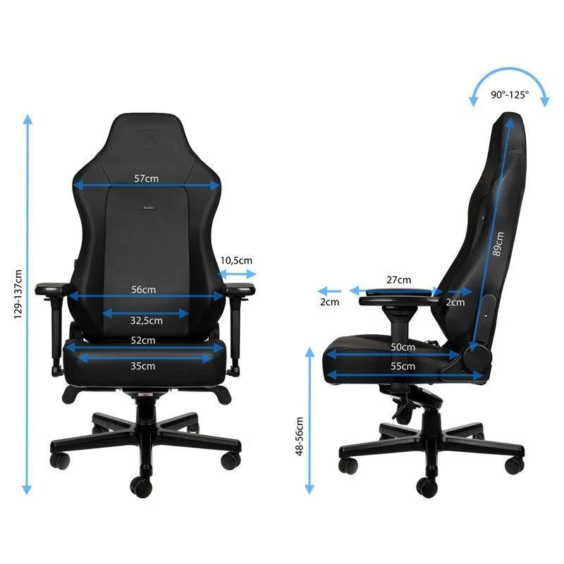 Геймърски стол noblechairs HERO, Black Edition