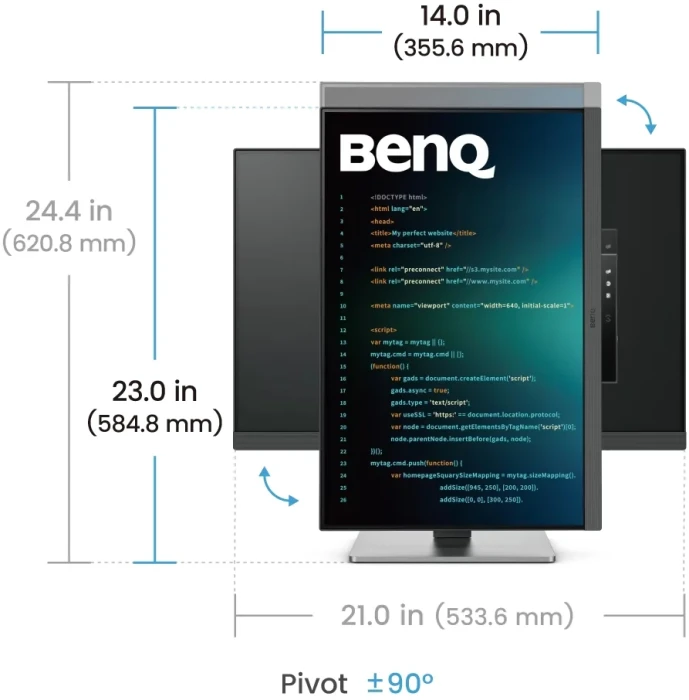 BenQ RD240Q 24.1" IPS 2K 60Hz