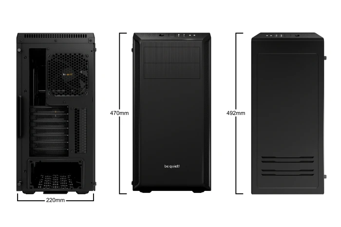 be quiet! Pure Base 600 Window Black