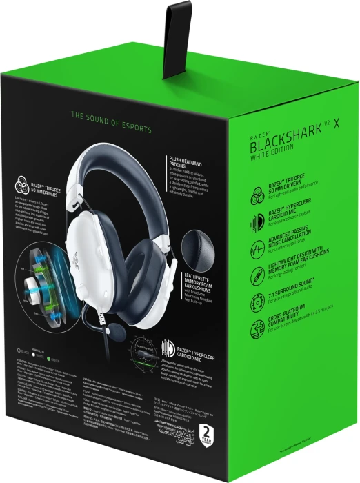 Razer BlackShark V2 X White