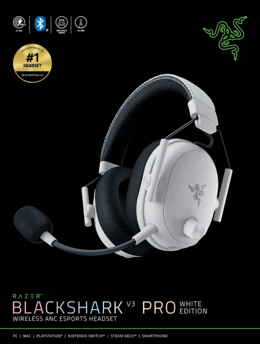 RAZER BlackShark V3 Pro - White