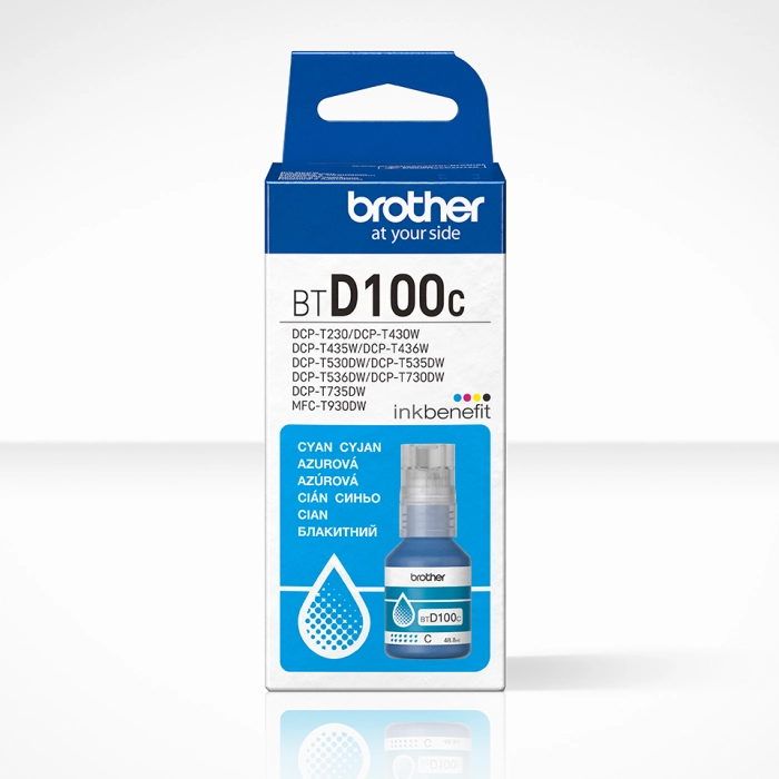 Brother BTD100C Ink Bottle - Cyan