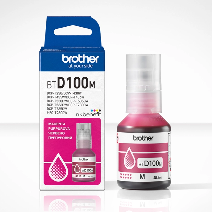 Brother BTD100M Ink Bottle - Magenta