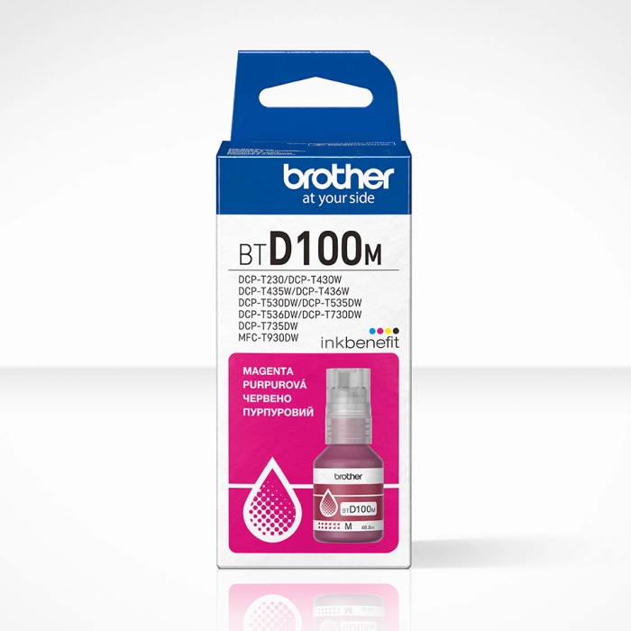 Brother BTD100M Ink Bottle - Magenta