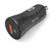 Бързо зарядно за кола Hama "Qualcomm Quick Charge 3.0", USB-A, 19,5 W, черно