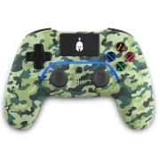 Безжичен геймпад Spartan Gear Aspis 4, за PC и PS4, Green Camo