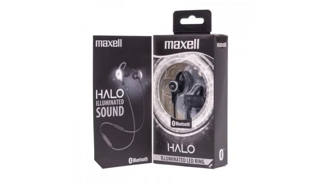 Блутут слушалки-тапи MAXELL HALO SPORT, True Wireless, Bluetooth 5.0, Черни