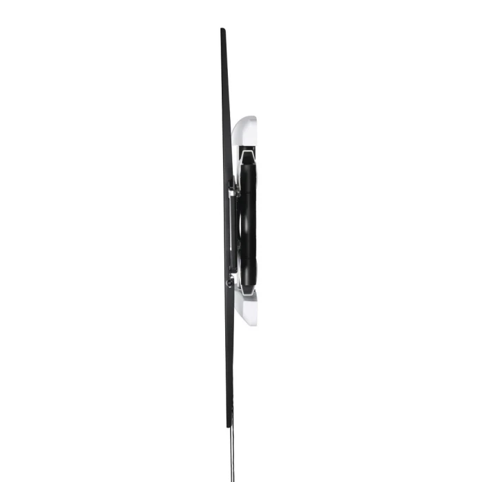 Стенна стойка за TV HAMA, Регулируема, 46"-90", до 75 кг, Черен/Бял