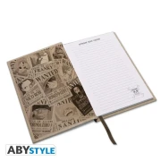 Тефтер ABYSTYLE ONE PIECE Notebook Wanted Luffy, A5, 180 страници