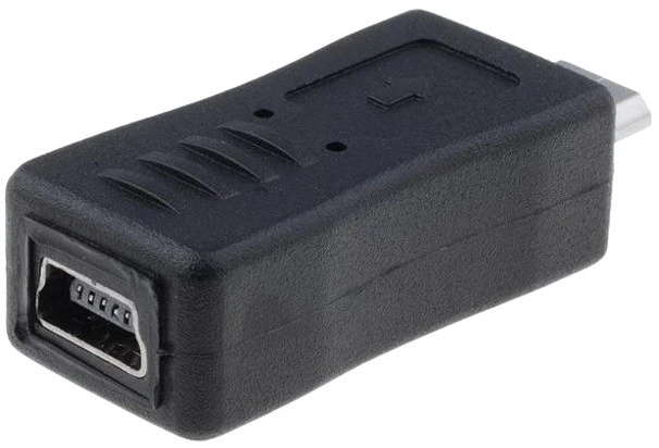 VCom адаптер Adapter Micro USB M to Mini USB F