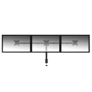 Стойка за 3 мониторa Ewent EW1513, за бюро, Регулируема, 27", 3x7 кг, Черен