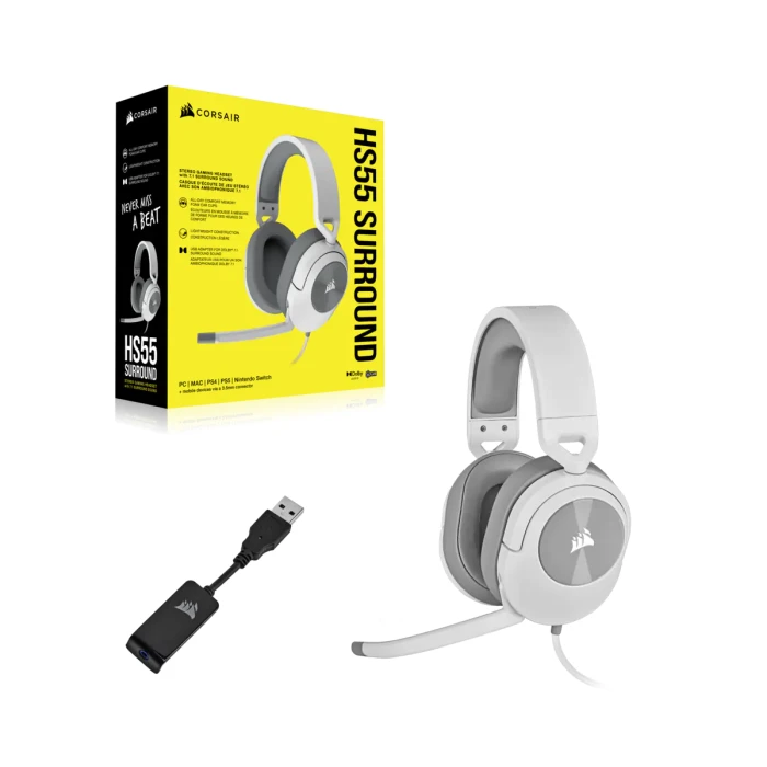 Corsair HS55 Surround White