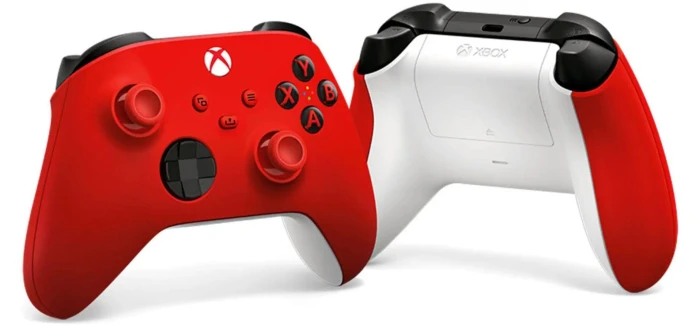 Контролер Microsoft, За Xbox, Безжичен, Червен
