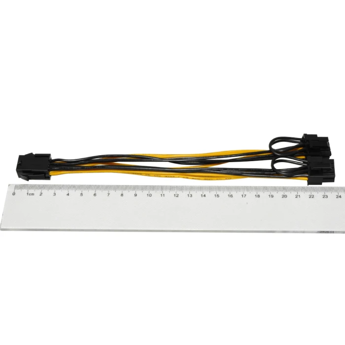 Makki Mining PCI-E Splitter 6pin -> 2x 8pin - MAKKI-CABLE-PCIE6-TO-2x8
