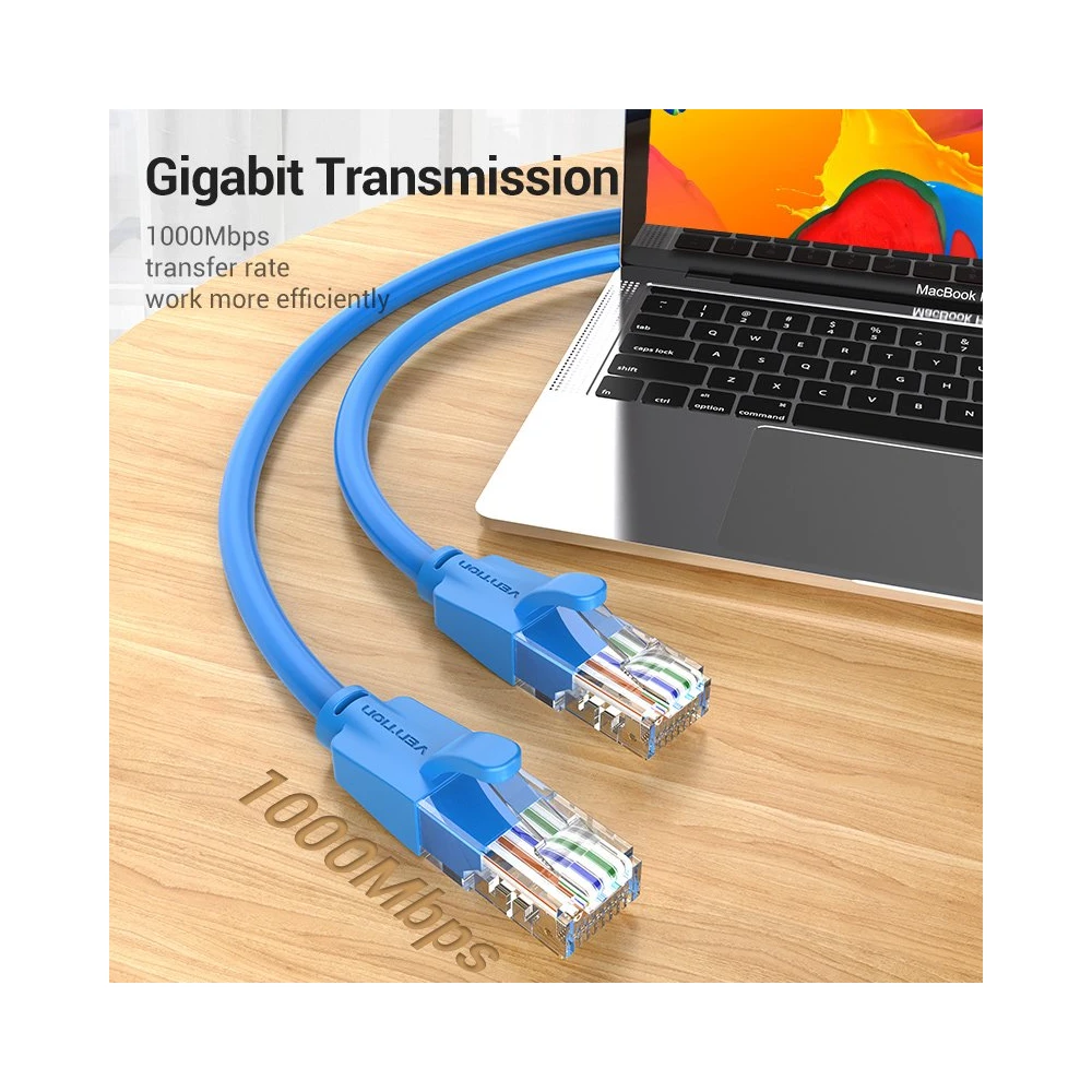 Vention Кабел LAN UTP Cat.6 Patch Cable - 1.5M Blue - IBELG