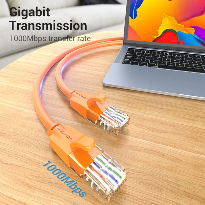 Vention Кабел LAN UTP Cat.6 Patch Cable - 1M Orange - IBEOF
