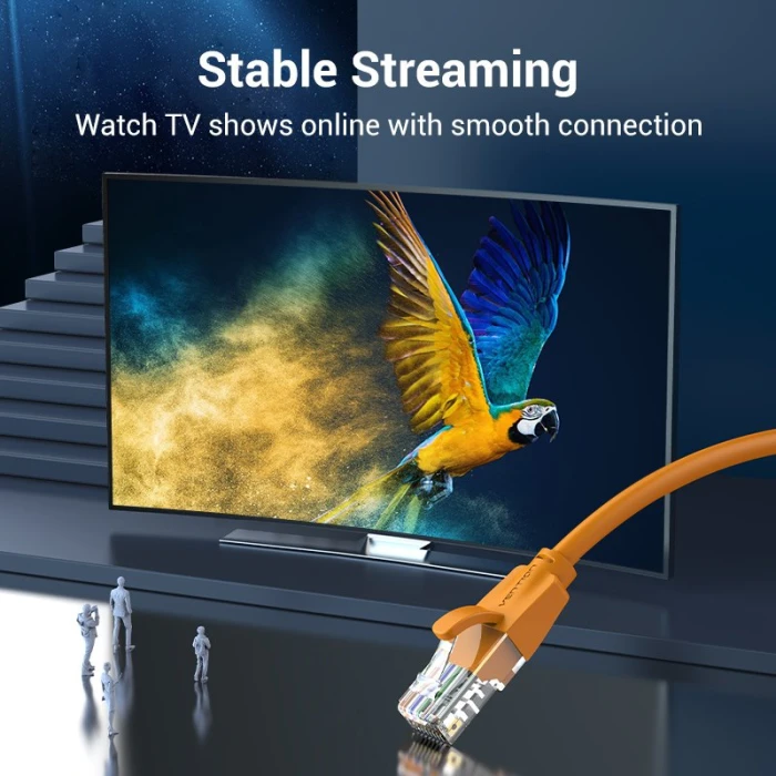Vention Кабел LAN UTP Cat.6 Patch Cable - 1M Orange - IBEOF