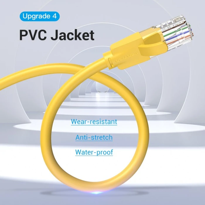 Vention Кабел LAN UTP Cat.6 Patch Cable - 1M Yellow - IBEYF