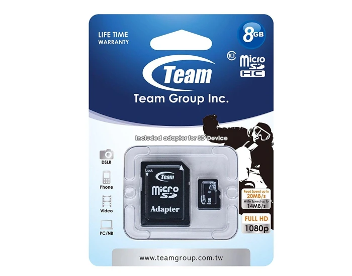 TEAM micro SDHC 8GB