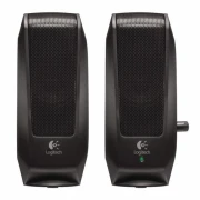 Тонколони Logitech S120, 2.0, 2.3 W, 220V, черен