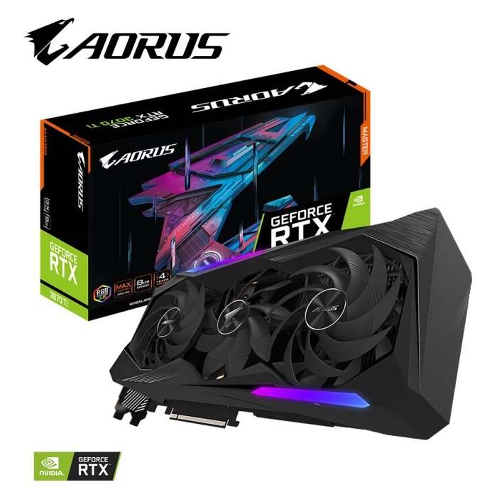 GIGABYTE AORUS GeForce RTX 3070 TI MASTER 8GB GDDR6X