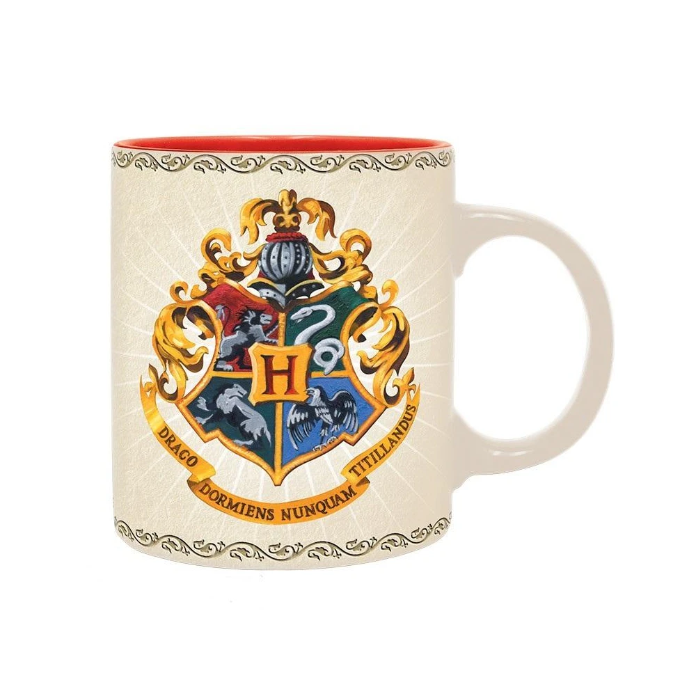 Чаша ABYSTYLE HARRY POTTER Hogwarts 4 Houses, Бял