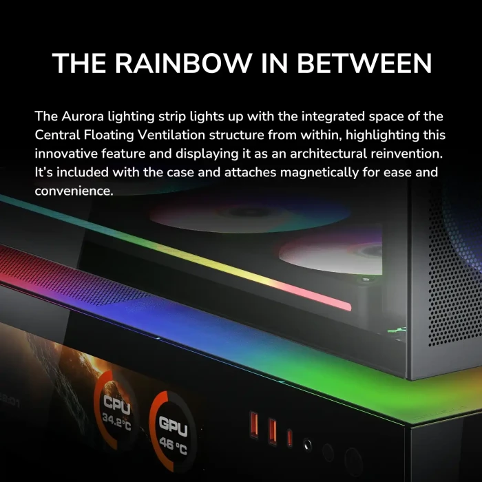 COUGAR CFV235 Mesh Vision LCD White