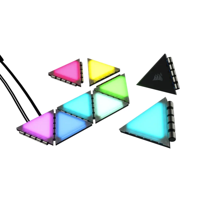 CORSAIR iCUE LC100 Smart Case Lighting Triangles