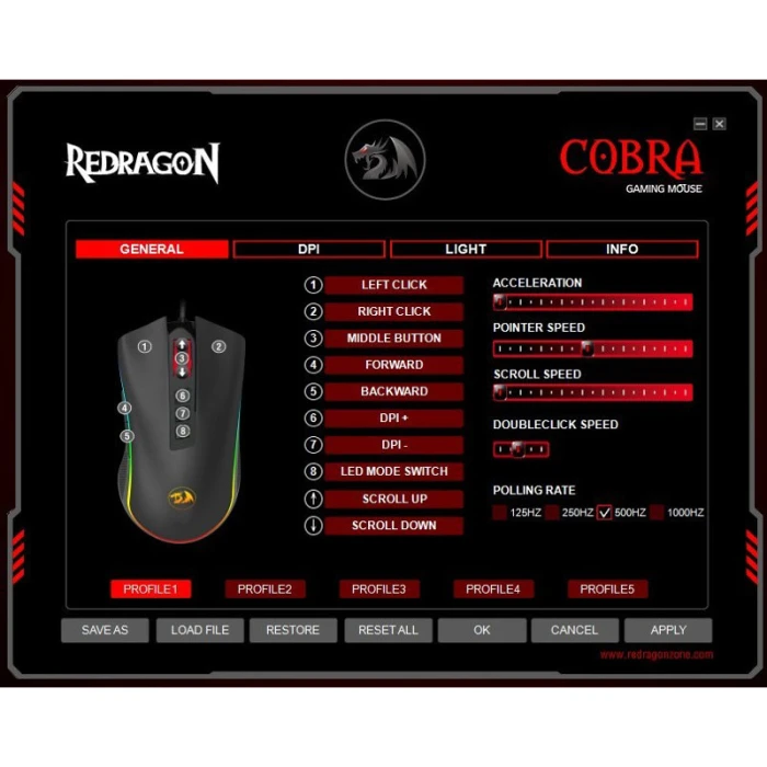 Redragon Cobra V2 M711-2 RGB