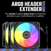 Cooler Master MF120 Lite ARGB Black