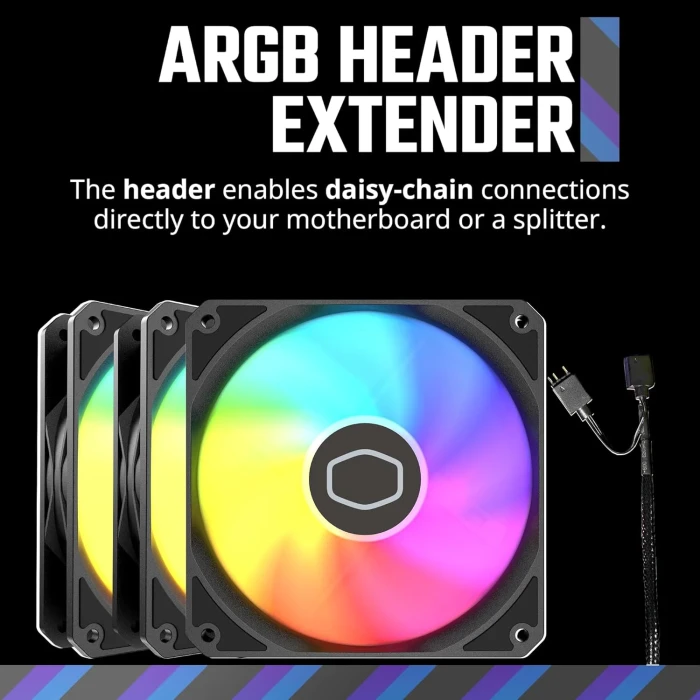 Cooler Master MF120 Lite ARGB Black