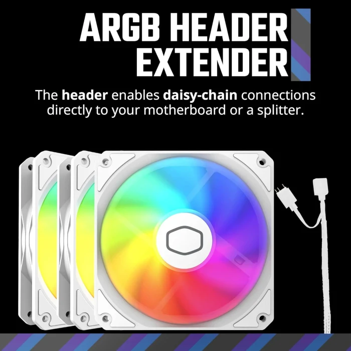 Cooler Master MF120 Lite ARGB White