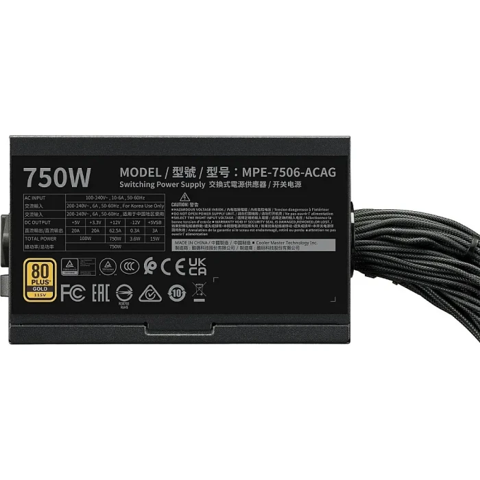 Cooler Master MWE V3 Gold 750W