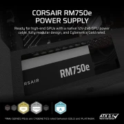 Corsair 2025 RM750e Cybenetics GOLD 750W