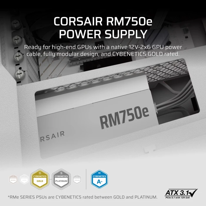 CORSAIR 2025 RM750e GOLD - 750W