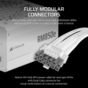 CORSAIR 2025 RM850e White Cybenetics GOLD 850W