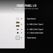 CORSAIR 2500D AIRFLOW White